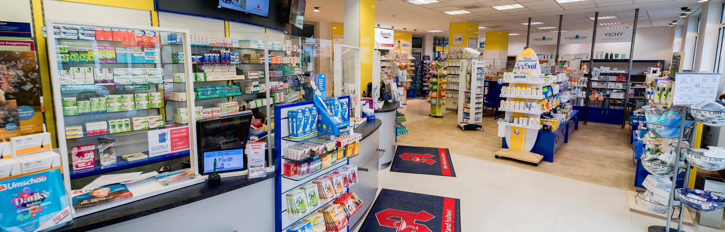 Innenaufnahme der Apotheke