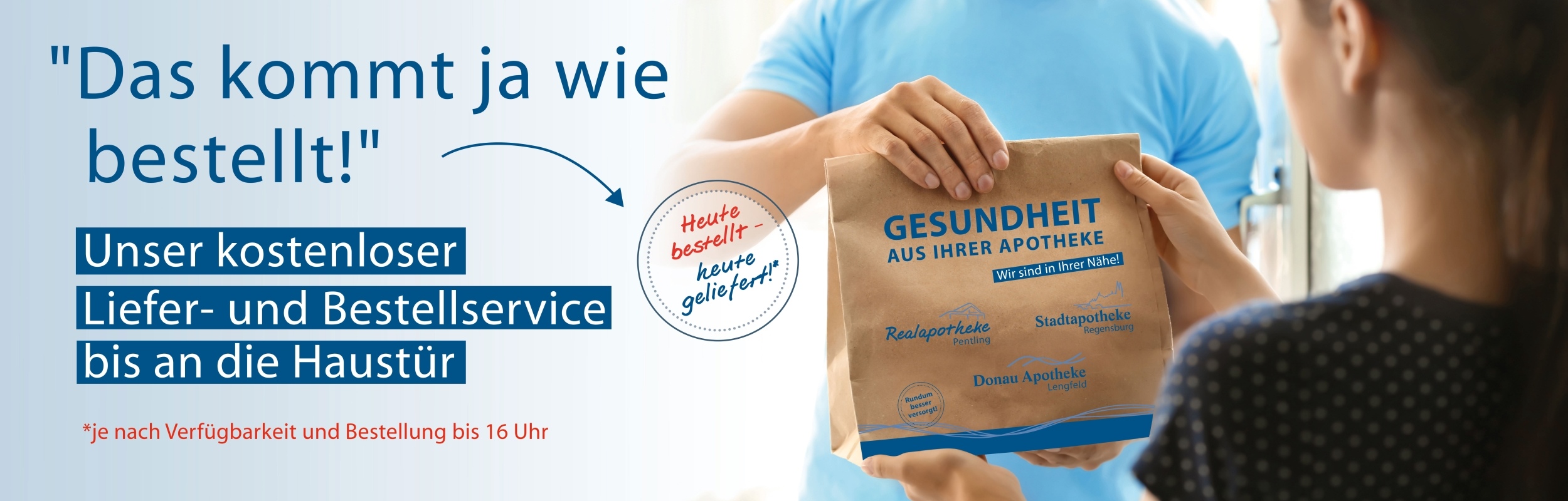 Lieferservice der Apotheke